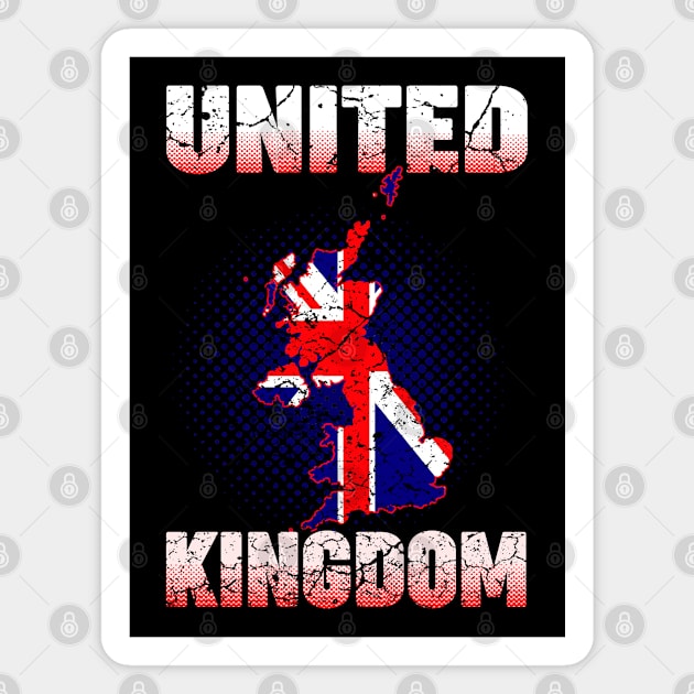 United Kingdom Magnet by Mila46